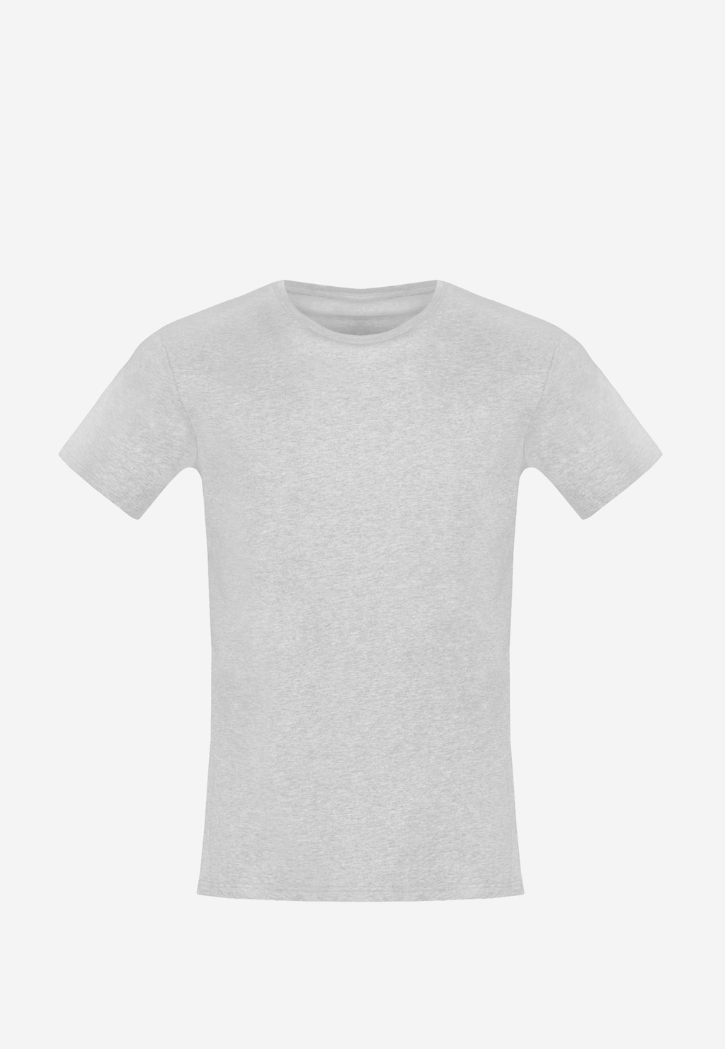 Basic pánské tričko s krátkým rukávem v šedé barvě 98001-80 Widok 1