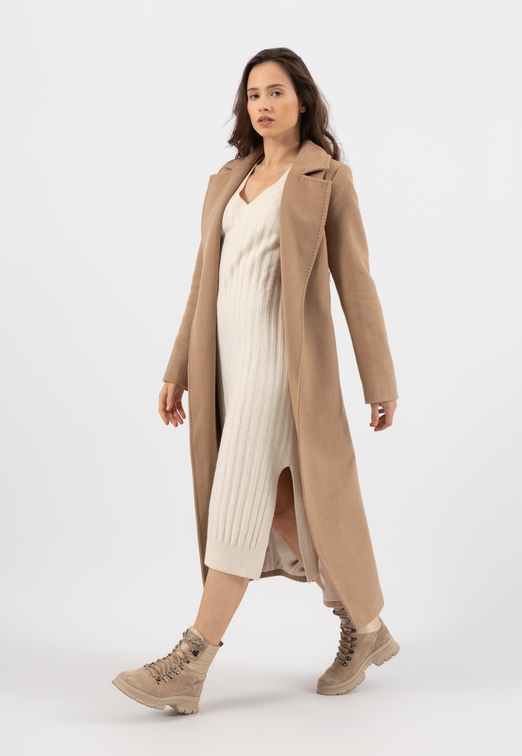 RELAKS dámsky plášť béžový R99018-44 Widok 4