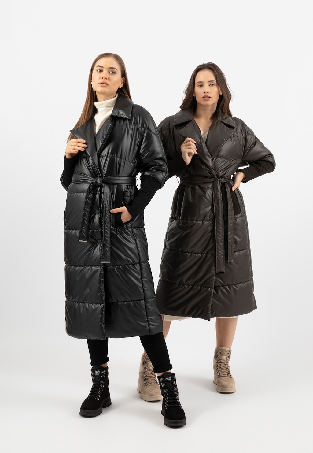 RELAKS prešívaný plášť dámsky z ortalionu čierny R99025-41 Widok 6