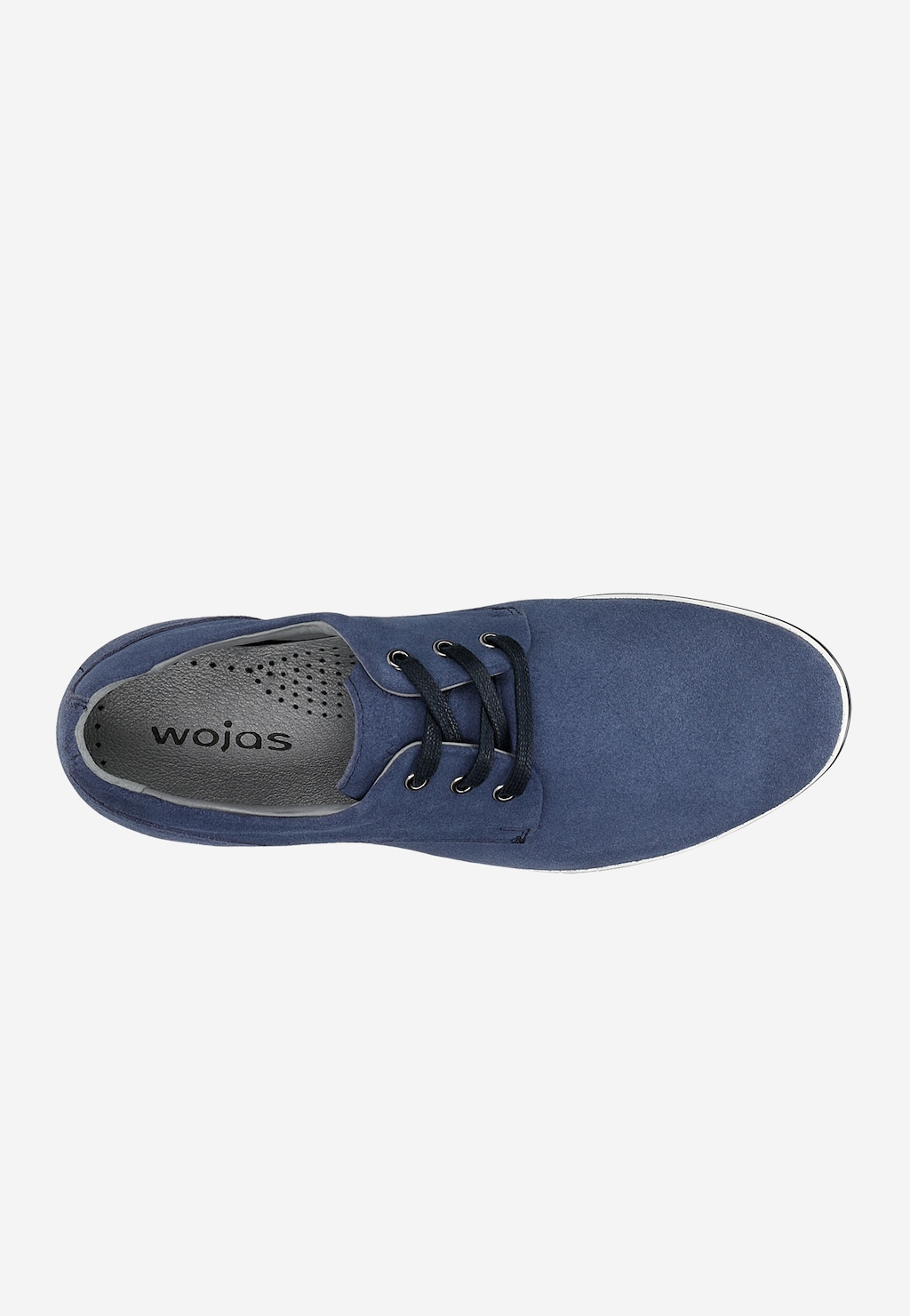 Granatowe półbuty męskie typu sneakers 10019-67 Widok 4