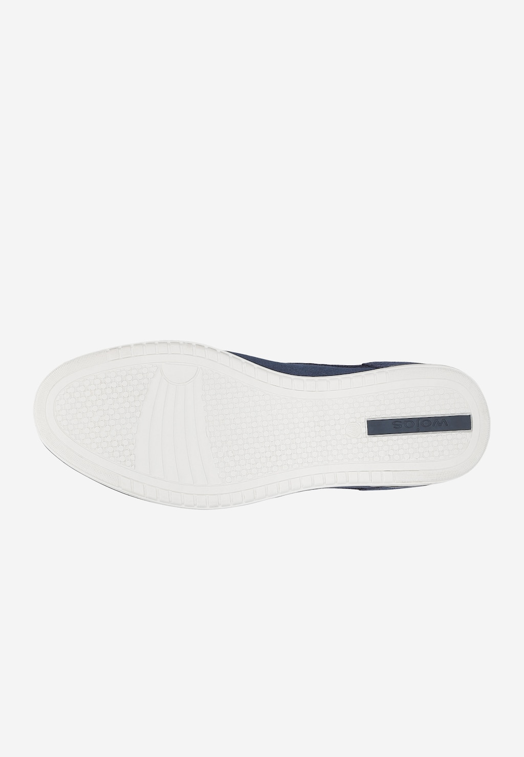Granatowe półbuty męskie typu sneakers 10019-67 Widok 5