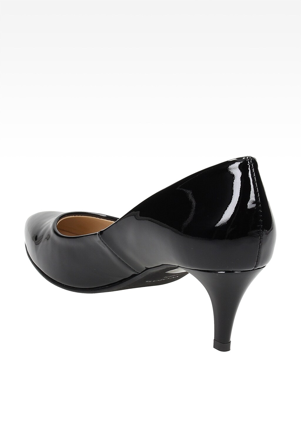 Lakované lodičky na nízkém podpatku 4441-31 Widok 3