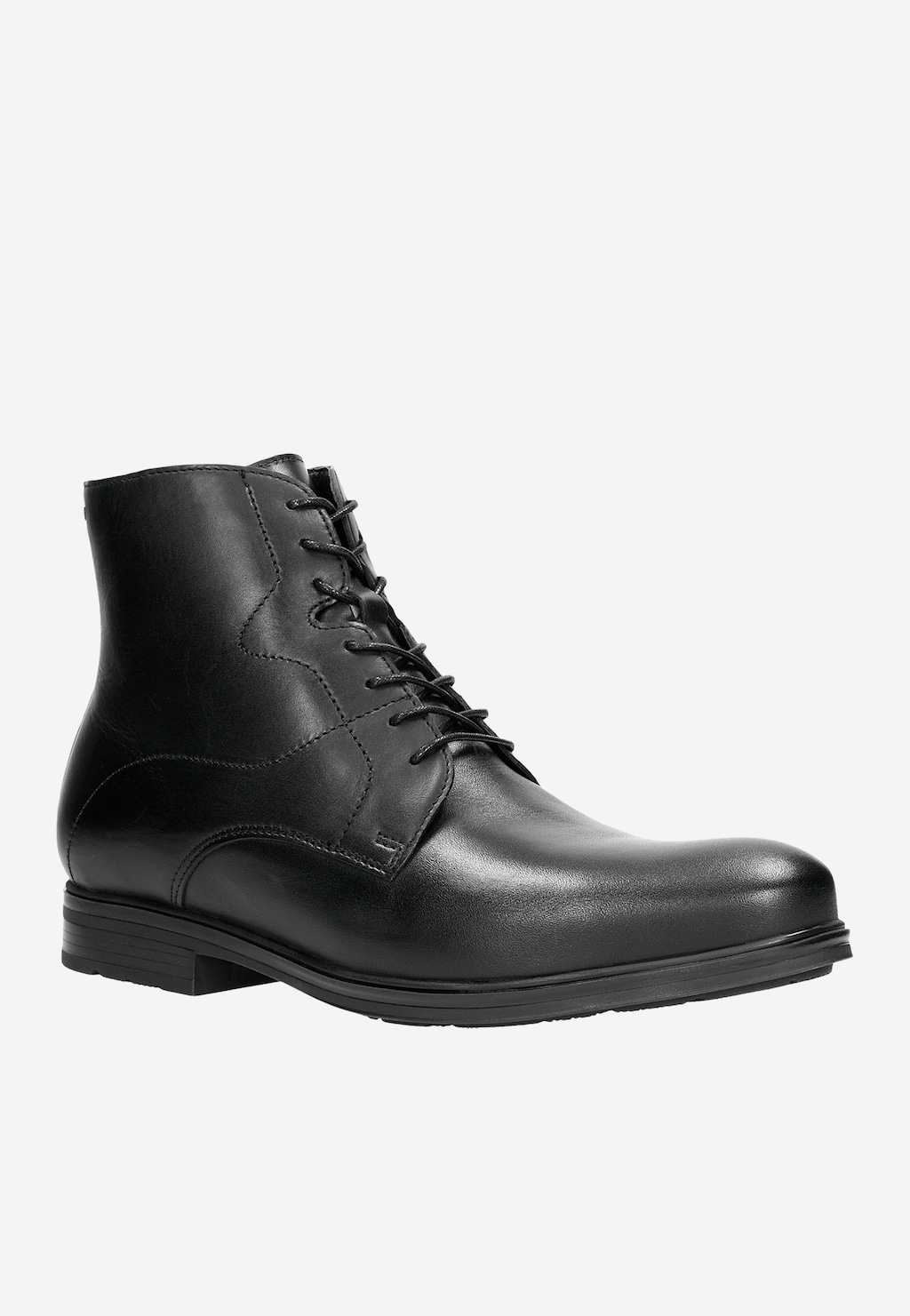 Czarne trzewiki męskie w klasycznym stylu 24042-51 Widok 2