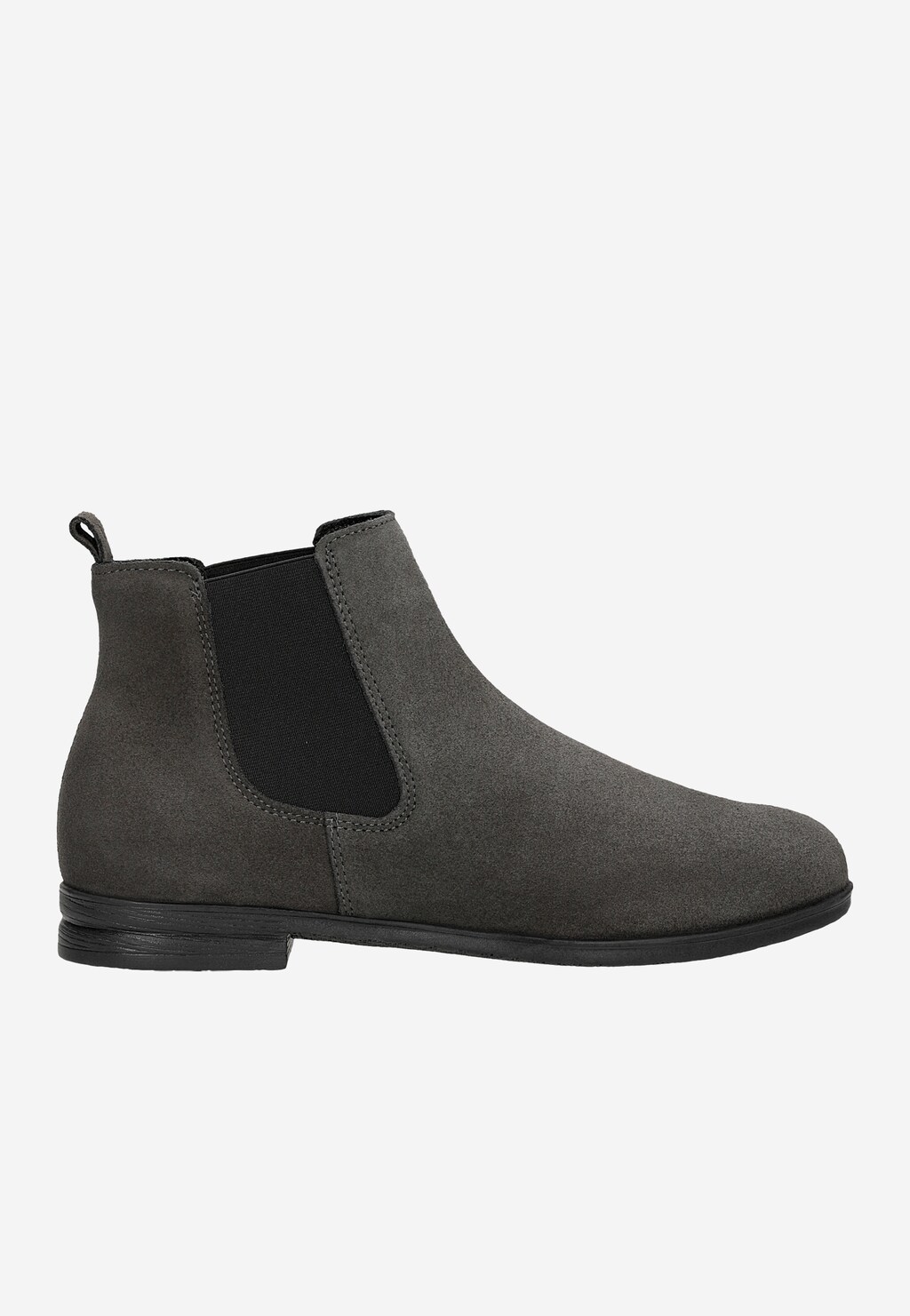 Popielate botki damskie typu sztyblety 9503-05 Widok 1