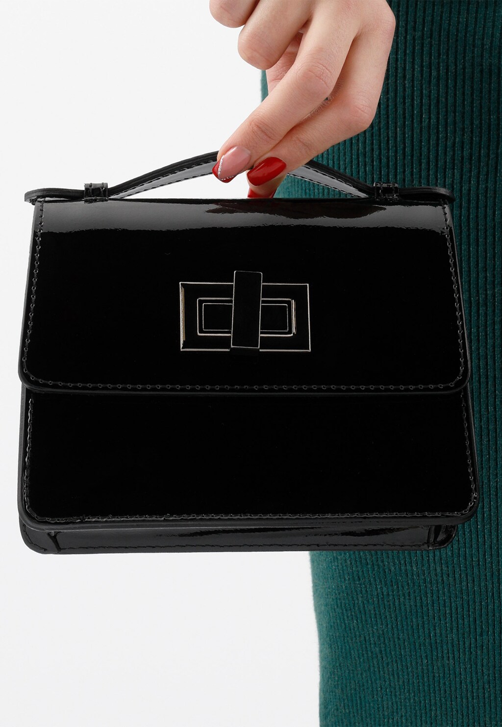 Malá dámská kabelka z kůže v bordové barvě 80215-31 Widok 8