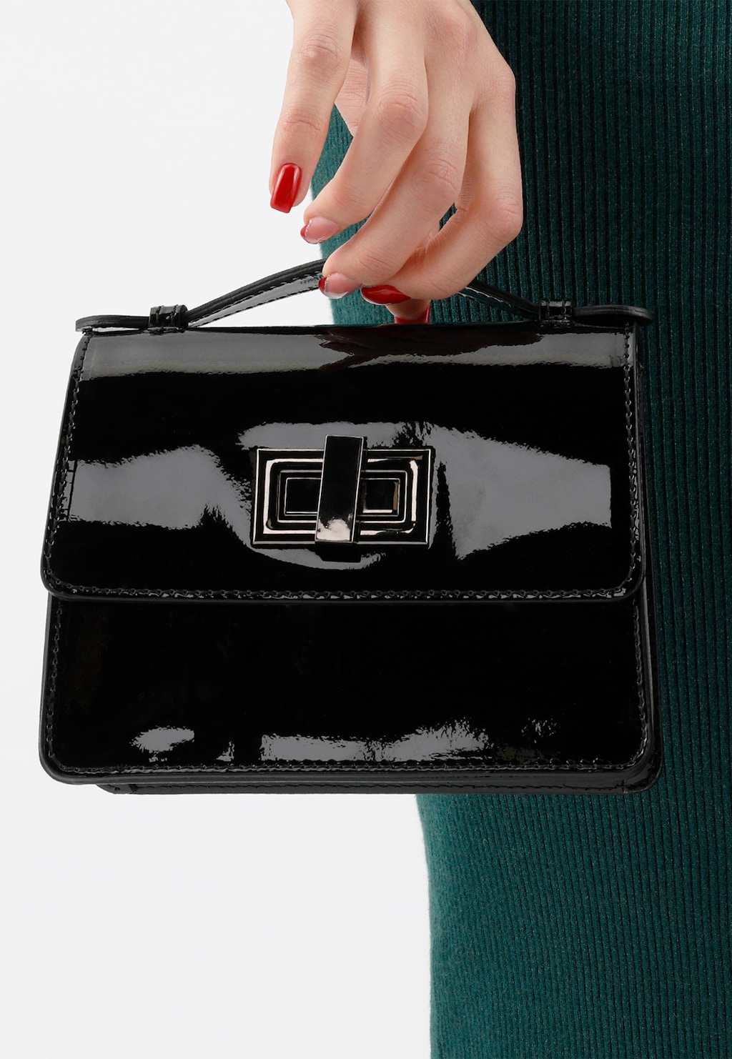 Malá dámská kabelka z kůže v bordové barvě 80215-31 Widok 1