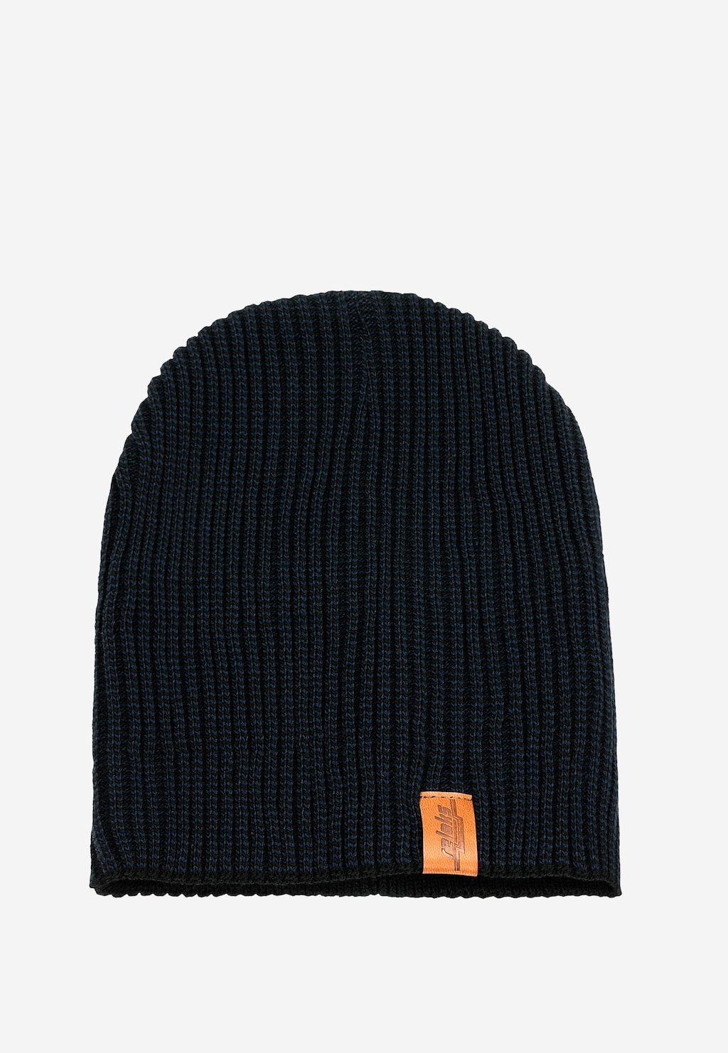 Trendy zimní dlouhá granátová vlněná pánská čepice RELAKS R96024-86 Widok 2