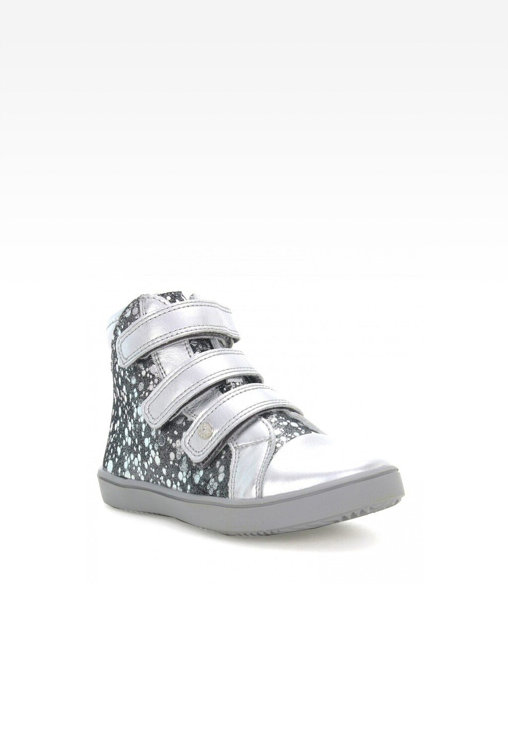 Sneakers BARTEK 14364/0S-SAW, dla dziewcząt, szaro-srebrny Widok 2