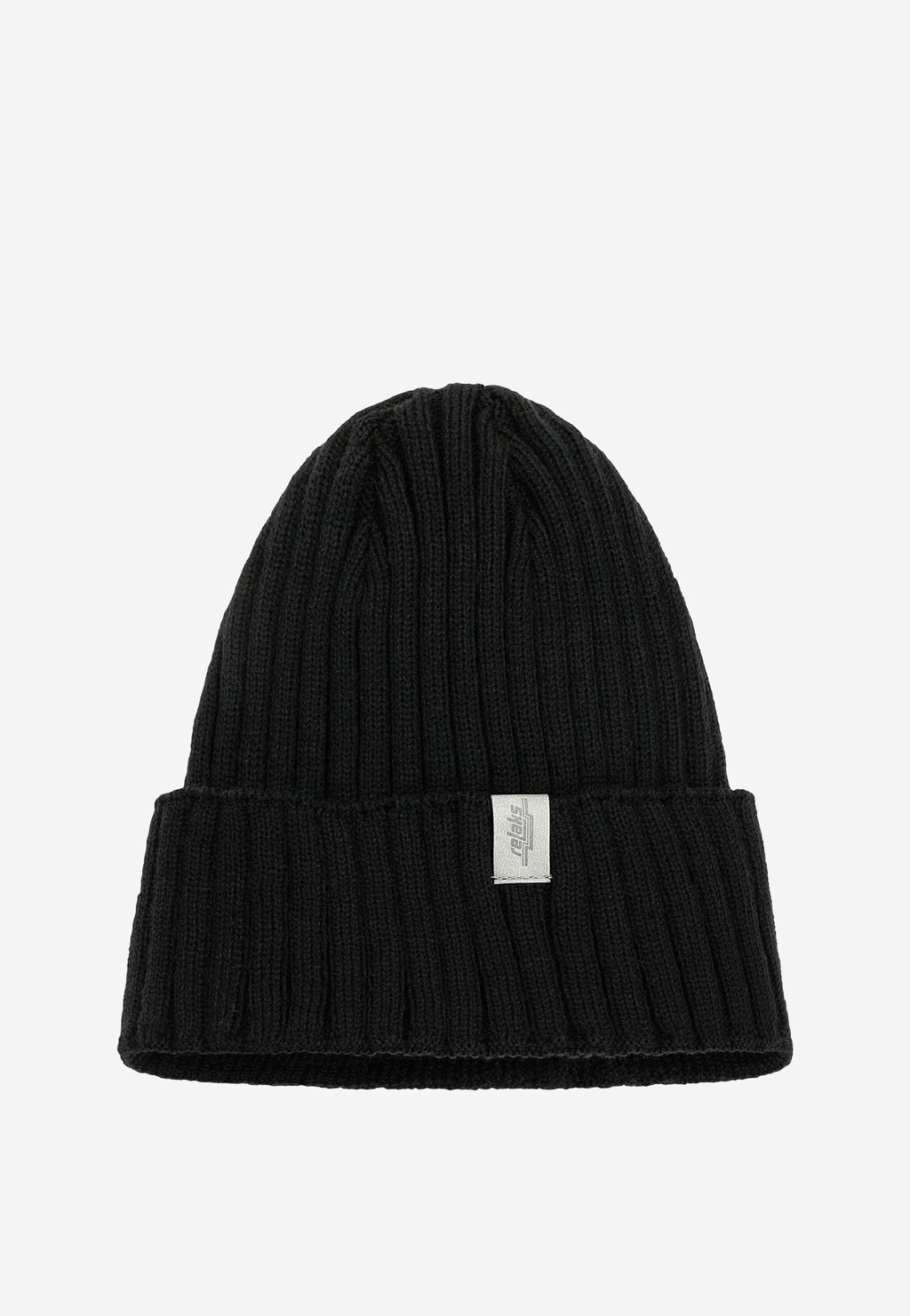 Klasická zimní akrylová černá pánská čepice RELAKS R96025-81 Widok 2