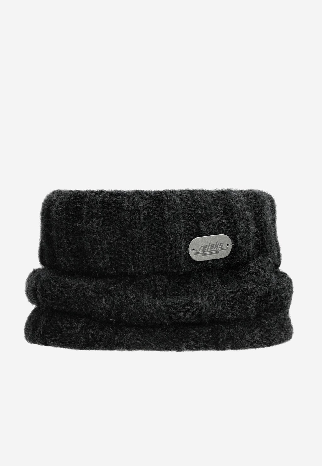 Černá dámská čepice RELAKS s příměsí vlny R96002-81 Widok 3
