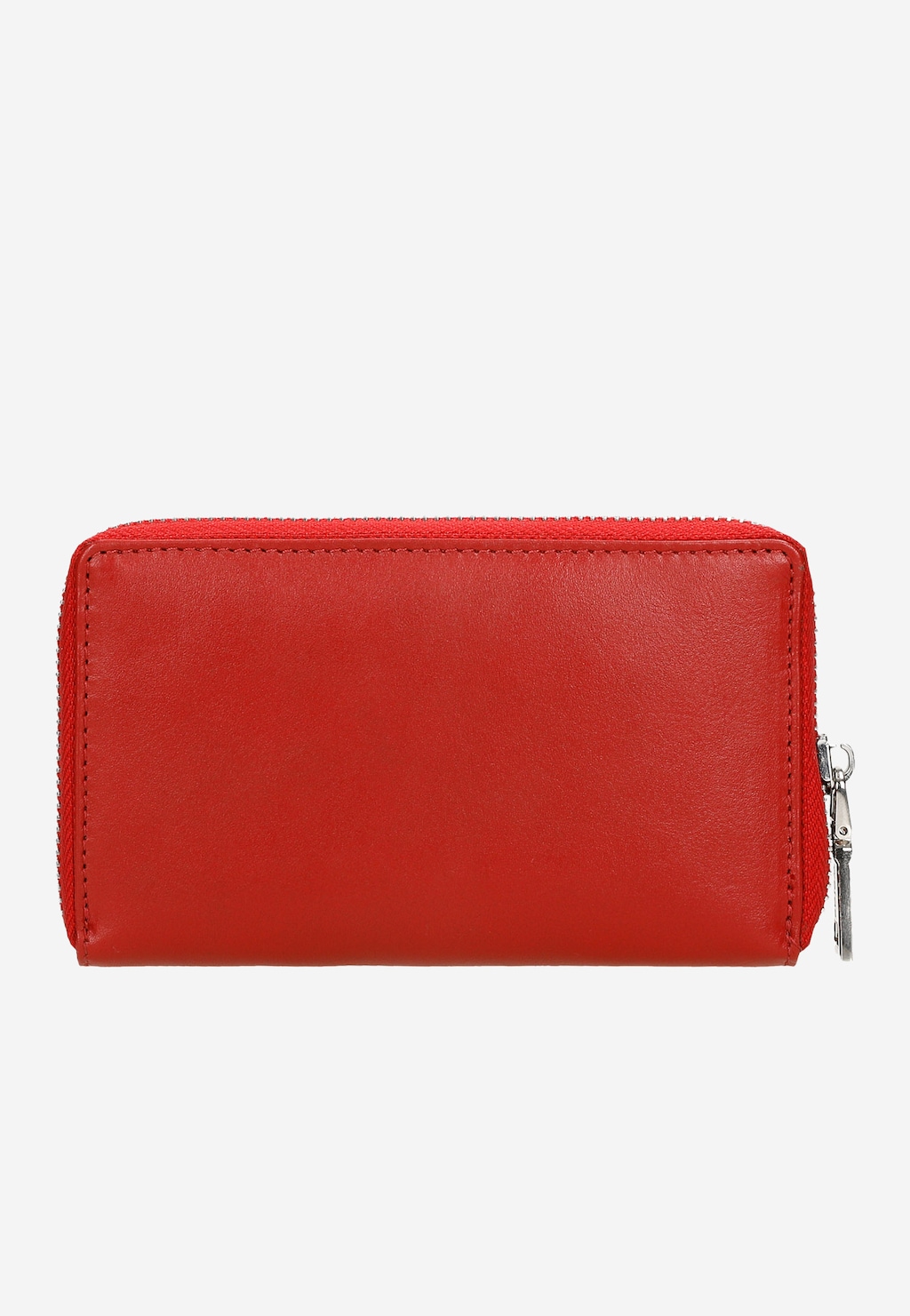 Praktická červená dámska peňaženka z lícovej kože 91065-55 Widok 4
