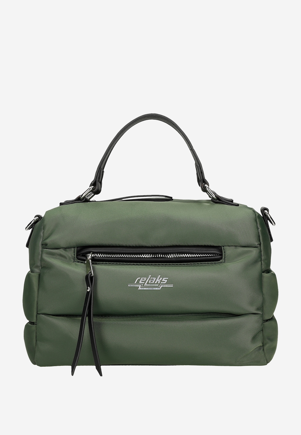 RELAKS pikowana torebka damska w kolorze khaki R80000-17 Widok 1