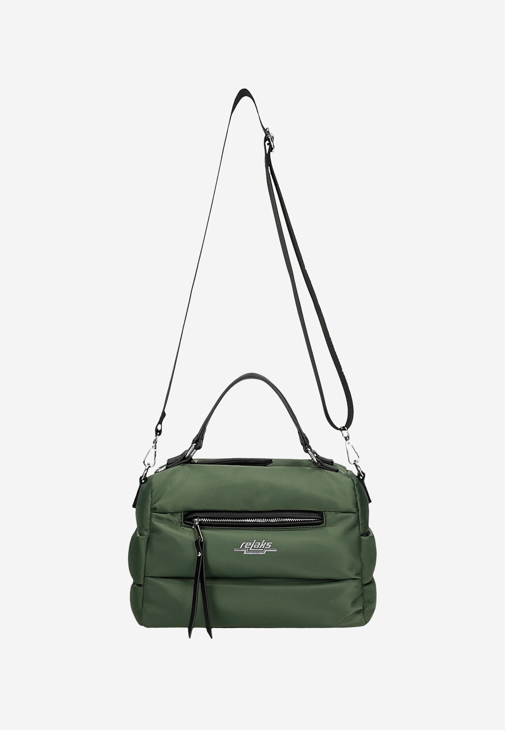 RELAKS pikowana torebka damska w kolorze khaki R80000-17 Widok 4