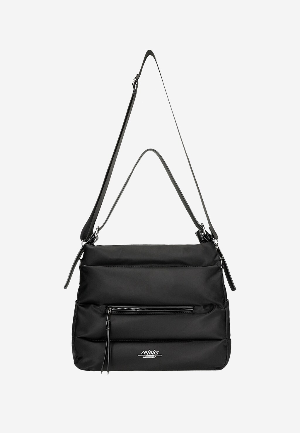 Praktická čierna dámska shopper bag z nylónu R80001-11 Widok 4