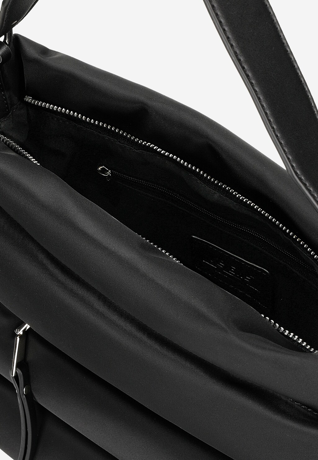 Praktická čierna dámska shopper bag z nylónu R80001-11 Widok 5