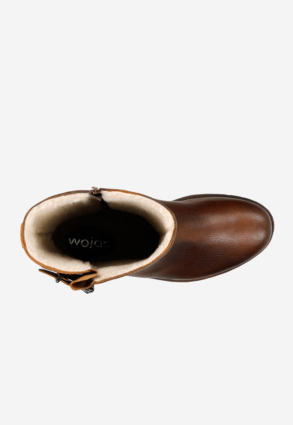 Brązowe botki męskie typu workery 20029-52 Widok 4