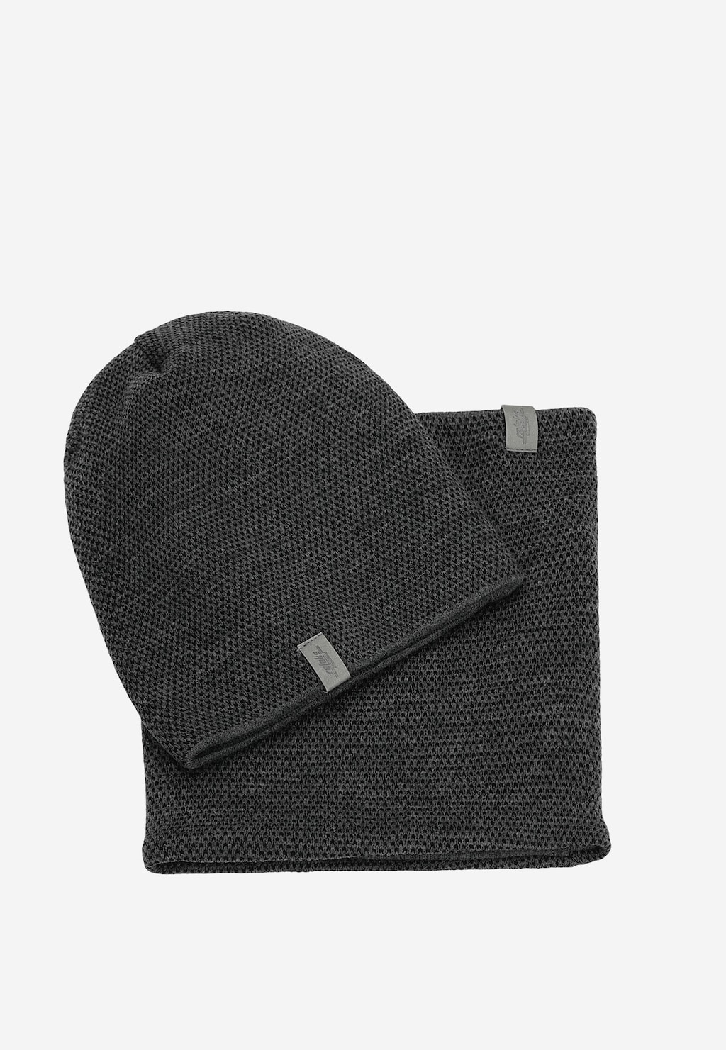 Zimní pánská čepice v černo-šedém odstínu R96010-81 Widok 4