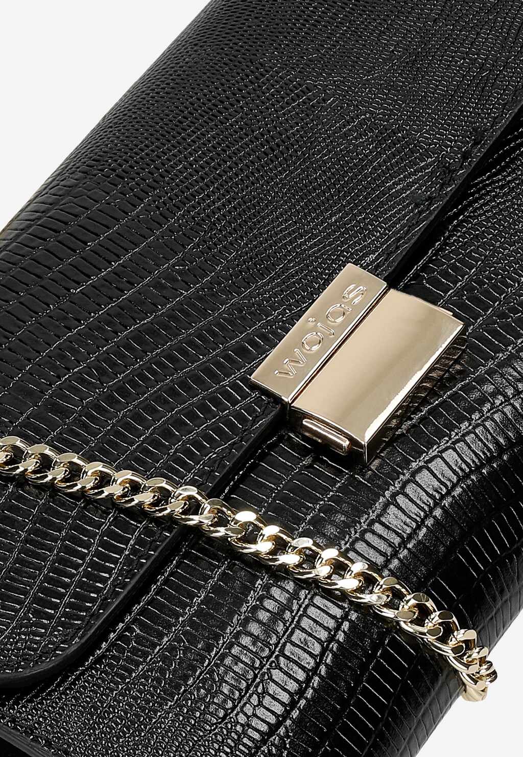 Malá kabelka crossbody v černé barvě se stylovým řetízkem 80291-51 Widok 6