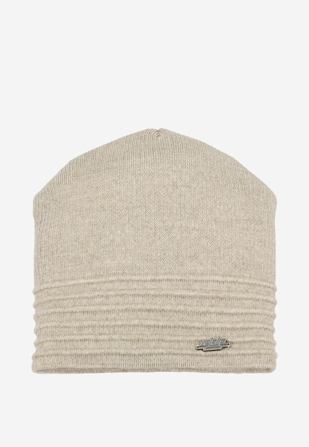 Béžovo-zlatá dámska čiapka v atraktívnom strihu R96019-84 Widok 2