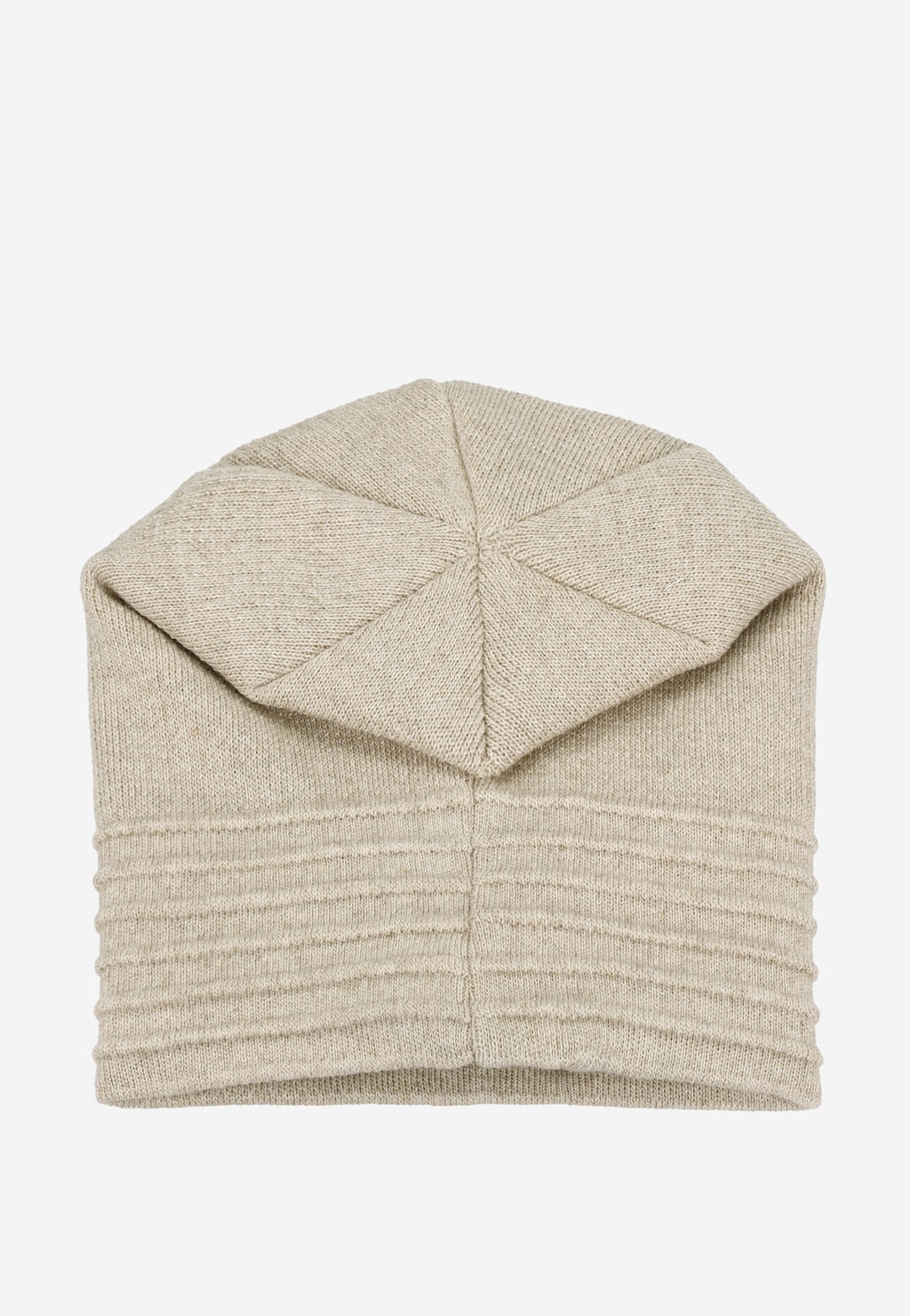 Béžovo-zlatá dámska čiapka v atraktívnom strihu R96019-84 Widok 3