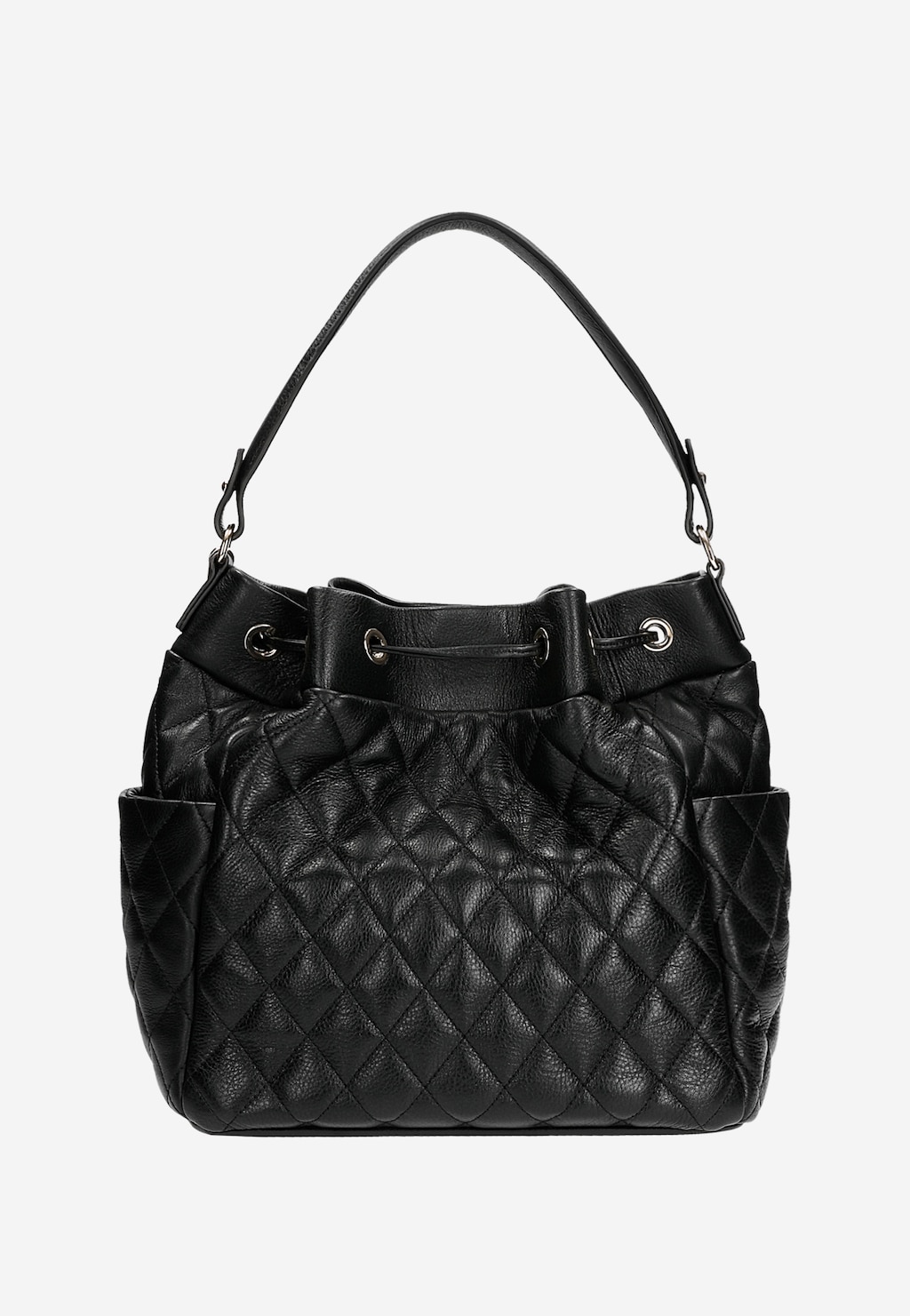 Čierna veľká dámska kabelka s ozdobným príveskom 80349-51 Widok 3