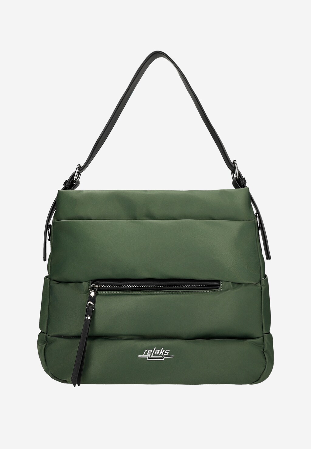 Torebka RELAKS typu shopper bag w kolorze khaki R80001-17 Widok 1