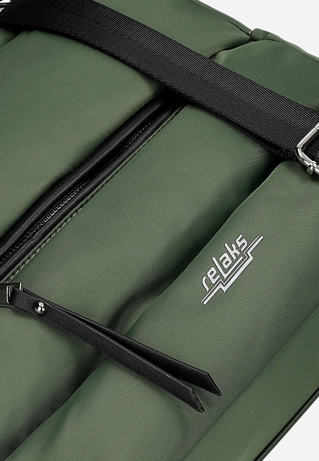 Torebka RELAKS typu shopper bag w kolorze khaki R80001-17 Widok 6