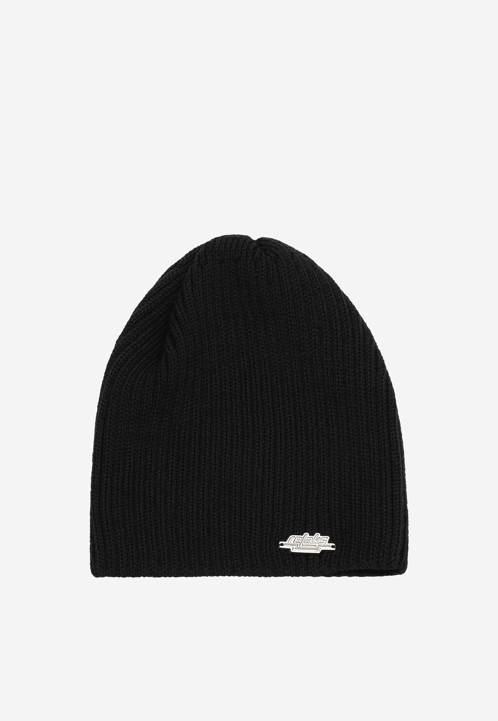 Čierna pánska čiapka z kombinácie vlny a akrylu R96016-11 Widok 2