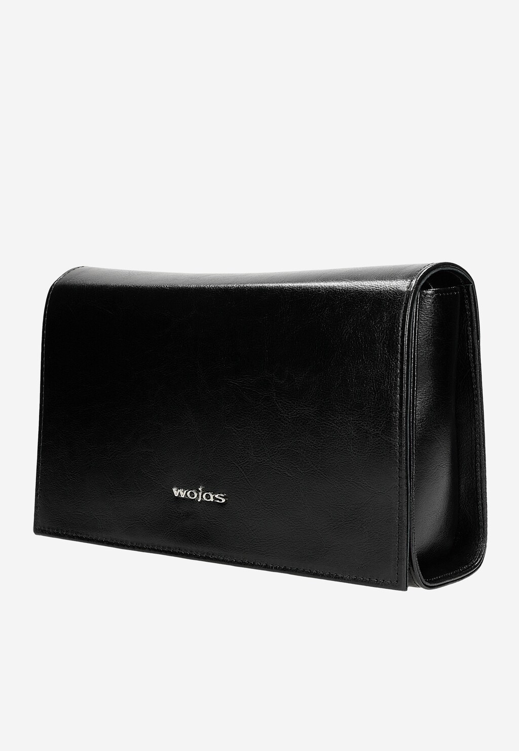 Czarna minimalistyczna torebka damska ze skóry licowej 80315-51 Widok 2