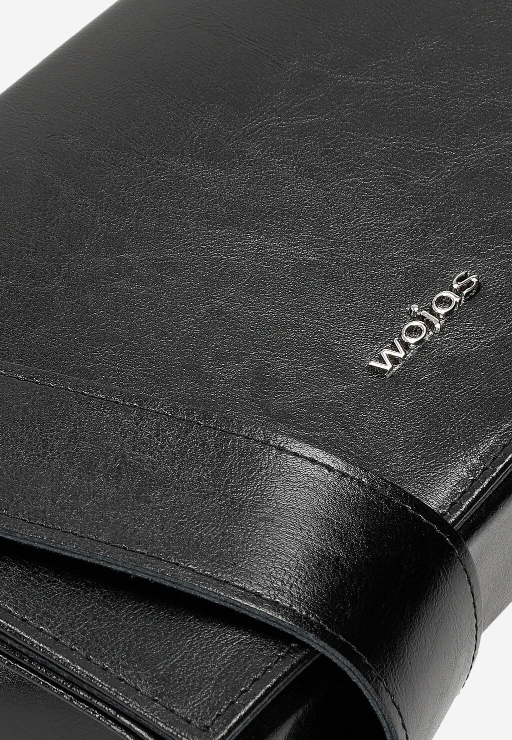 Czarna minimalistyczna torebka damska ze skóry licowej 80315-51 Widok 7