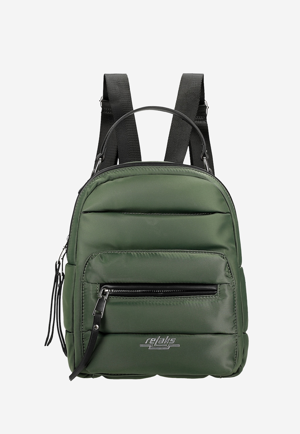 Pikowany plecak RELAKS w kolorze khaki R90000-17 Widok 1