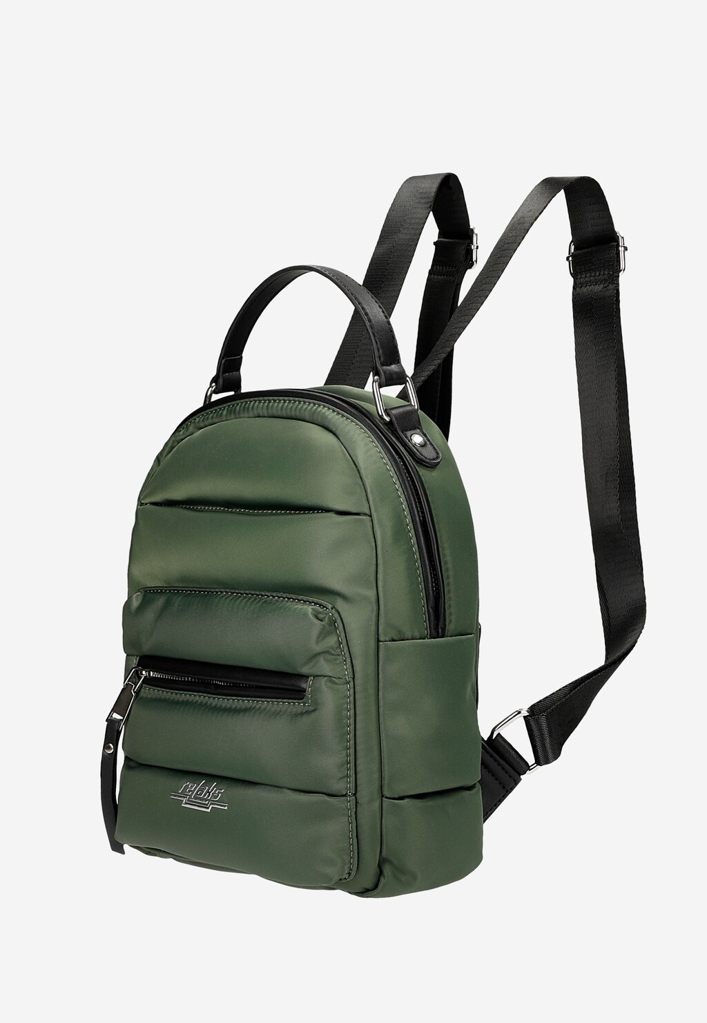 Pikowany plecak RELAKS w kolorze khaki R90000-17 Widok 2