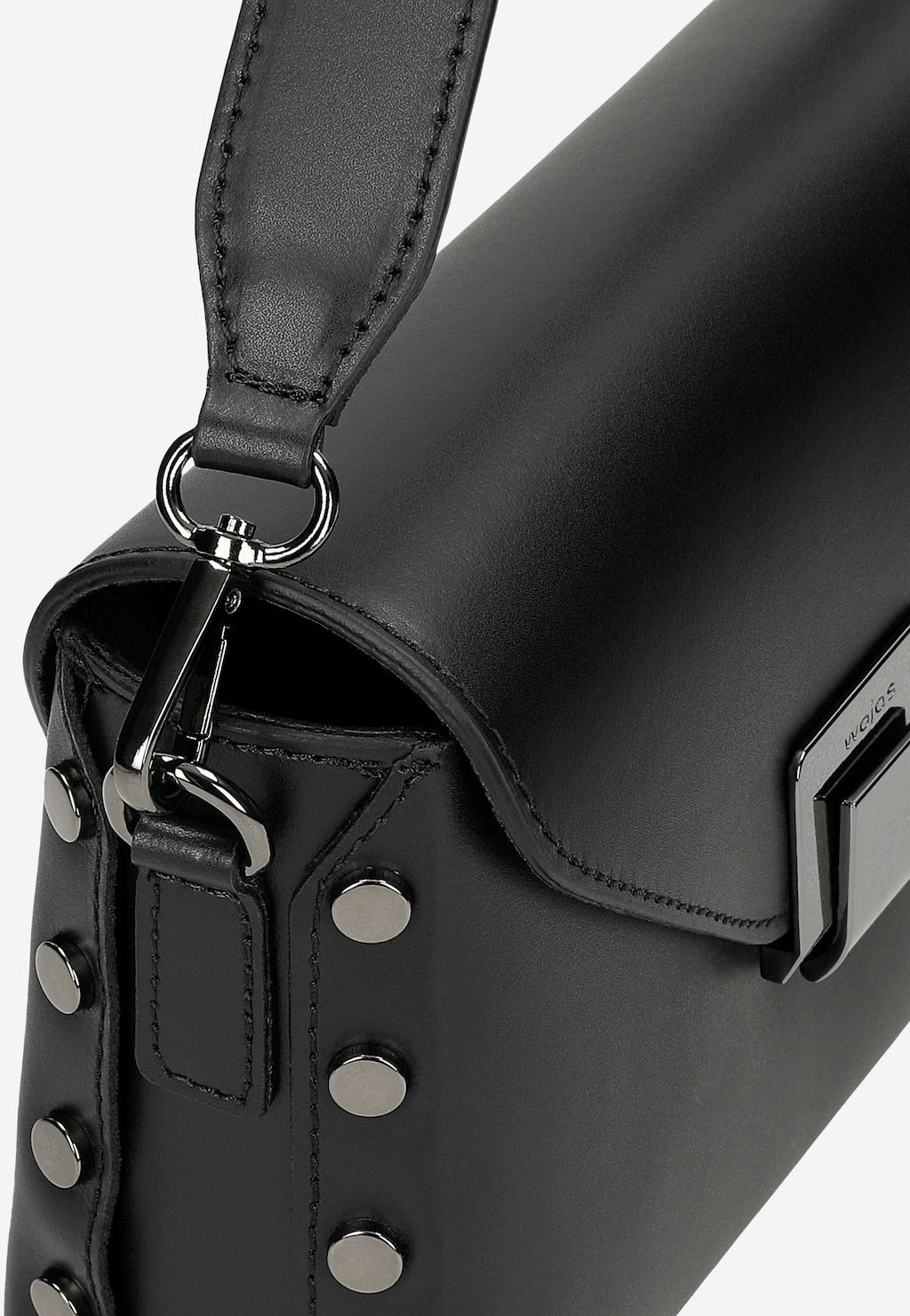 Elegantní kabelka v matném černém provedení 80201-51 Widok 8