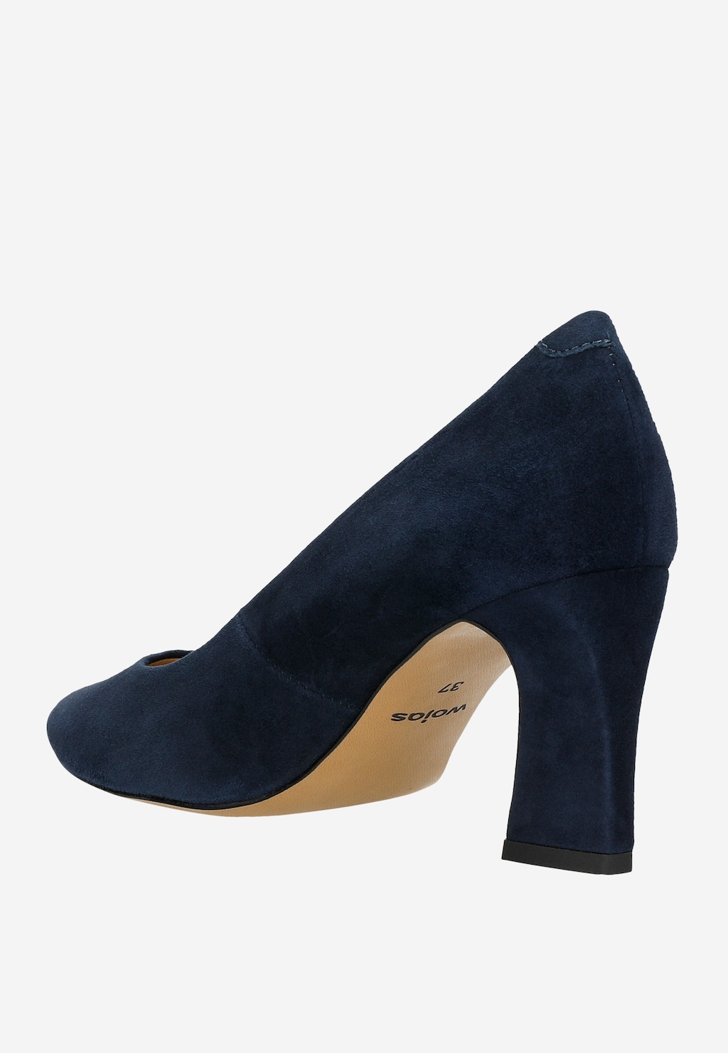 Synonymum luxusu aj to sú tmavomodré dámske lodičky 35012-66 Widok 4