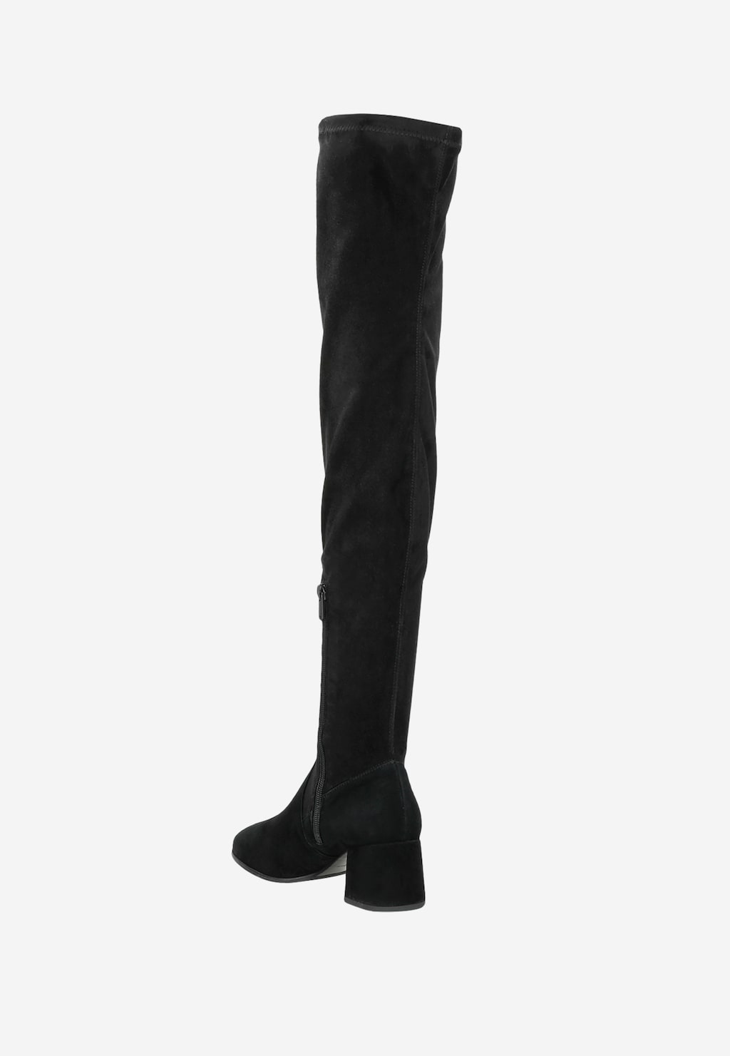 Dámske čierne čižmy so zapínaním na zips 71013-81 Widok 4