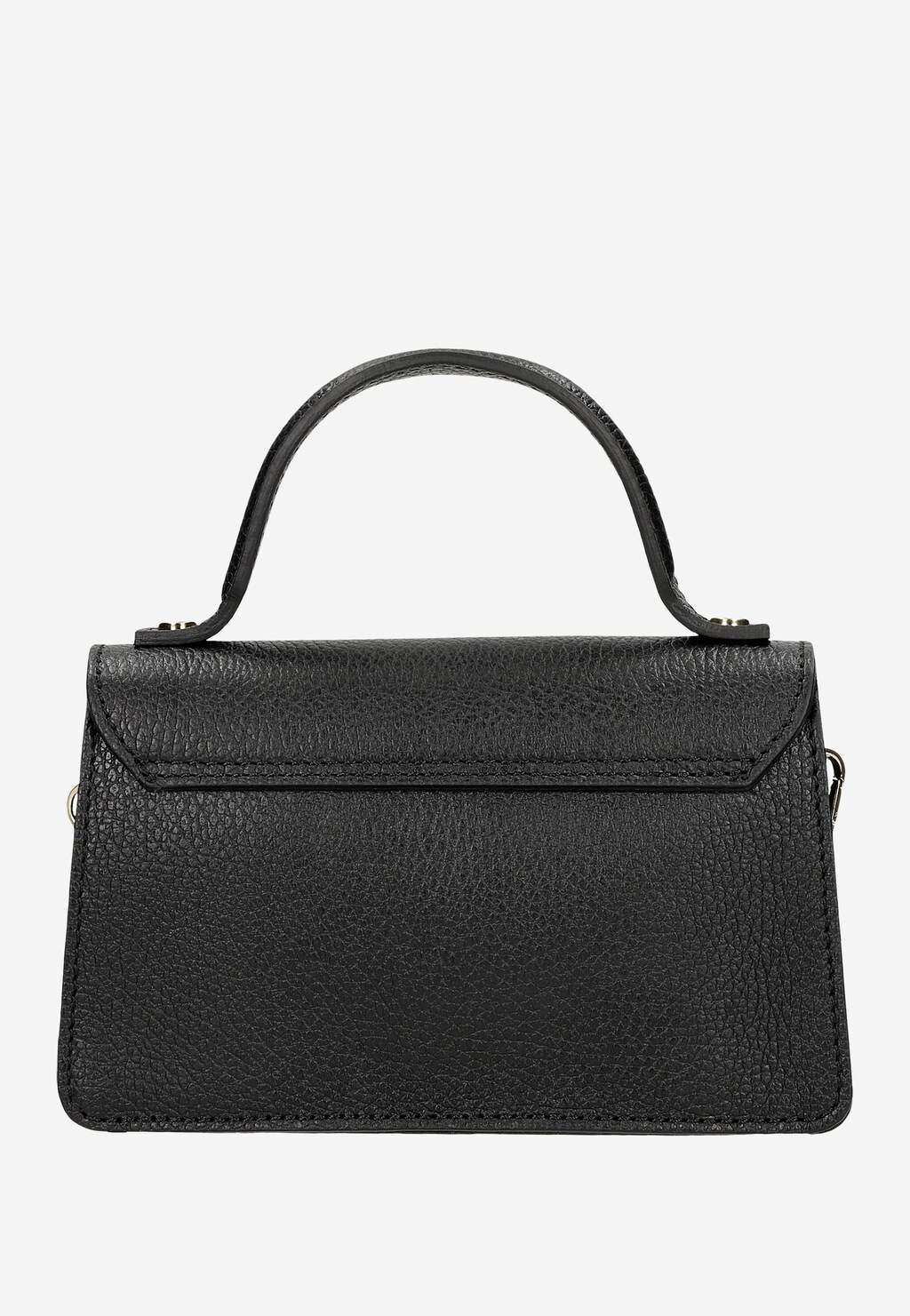 Kožená černá elegantní kabelka menších rozměrů 80207-51 Widok 4