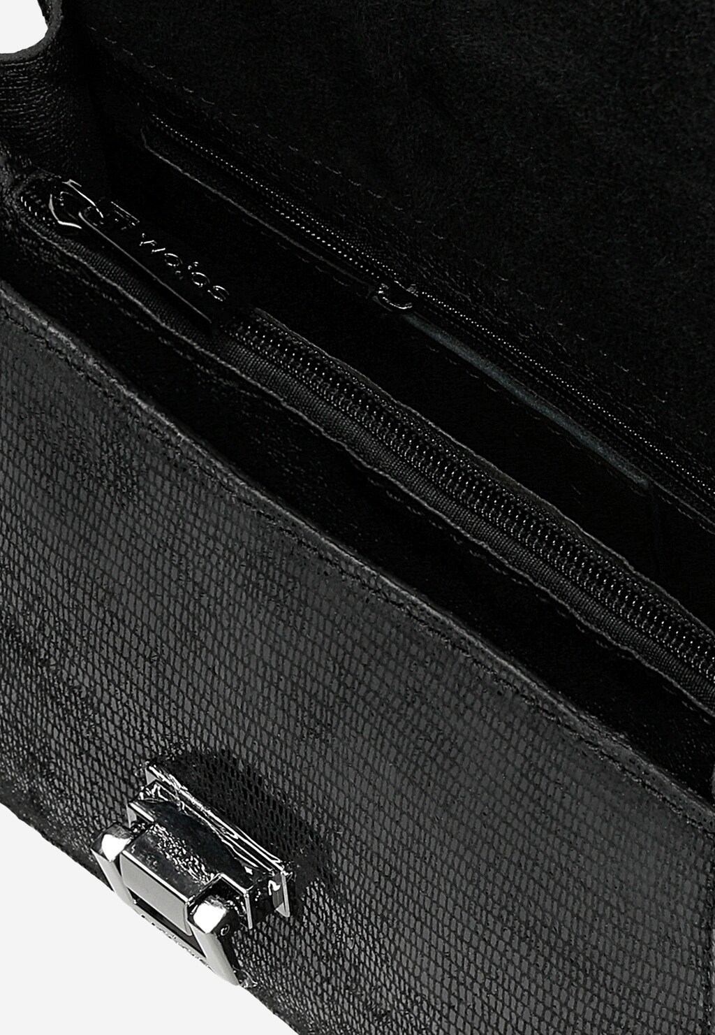 Crossbody dámska elegantná kabelka z fóliovanej kože 80293-61 Widok 6