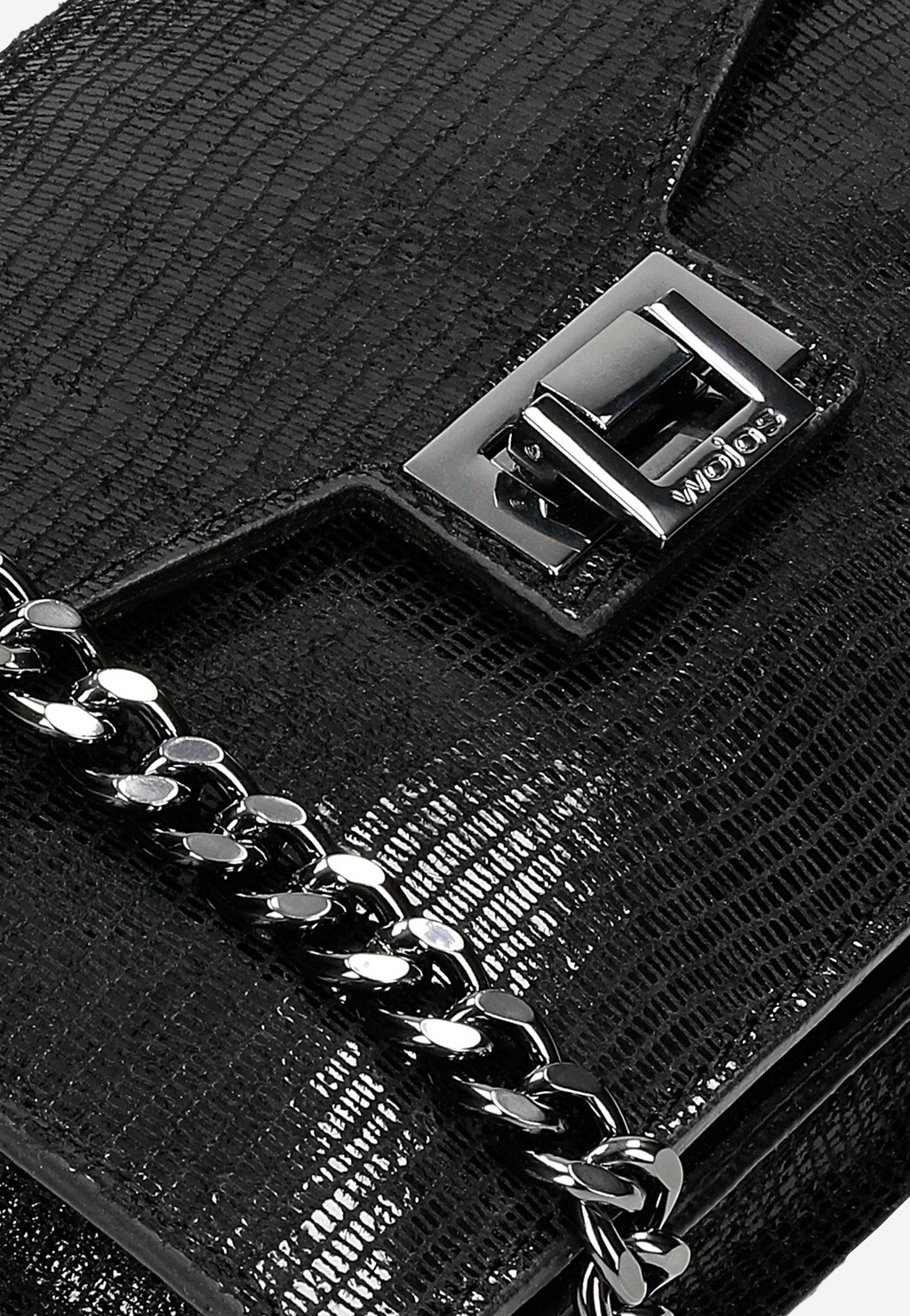 Crossbody dámska elegantná kabelka z fóliovanej kože 80293-61 Widok 7