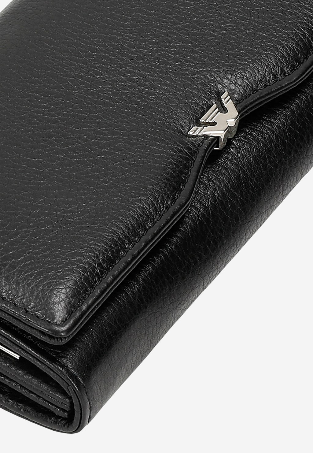 Elegantná dámska peňaženka z čiernej lícovej kože 91074-51 Widok 8