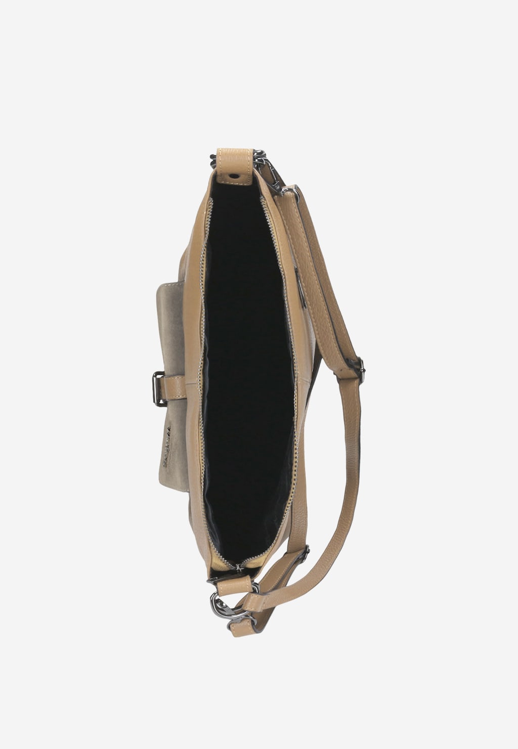 Nadčasová dámska kabelka z prírodnej béžovej kože 80021-74 Widok 6