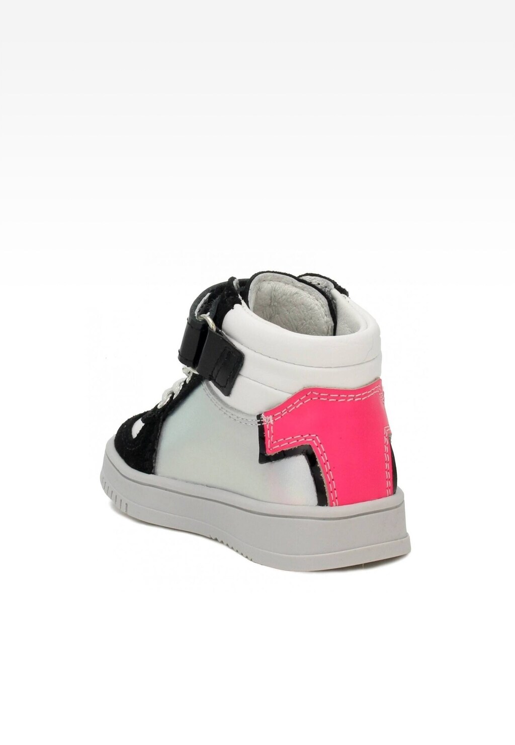 Sneakers BARTEK 11577012 ll, dla dziewcząt, biało-czarny Widok 3