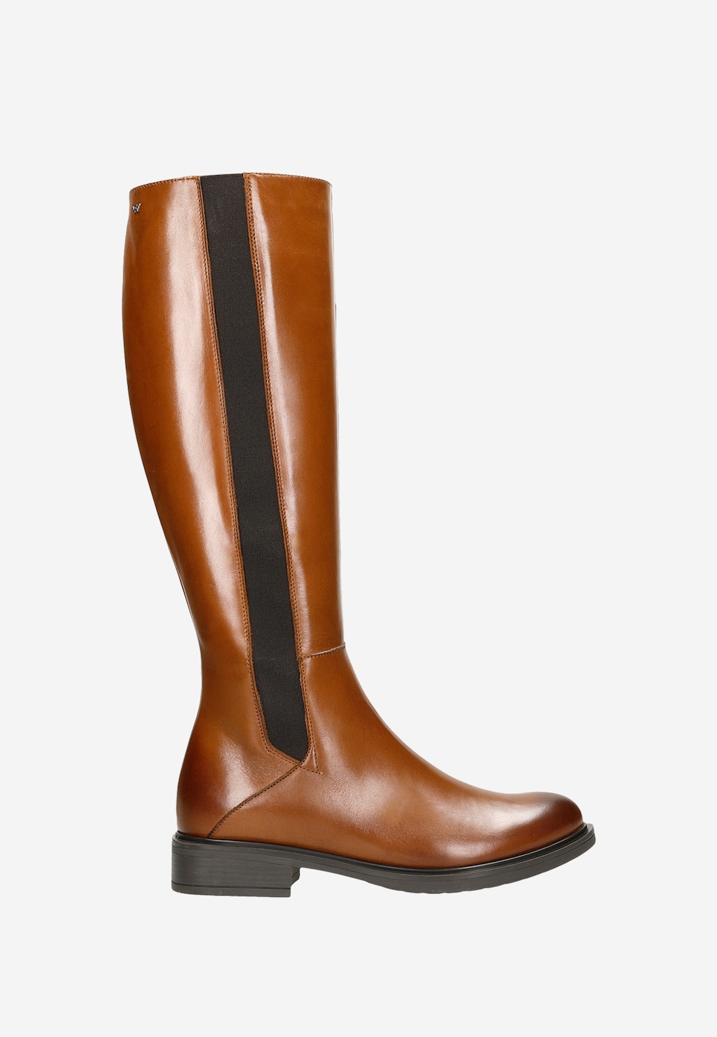 Brązowe oficerki damskie na zimę 71009-52 Widok 2