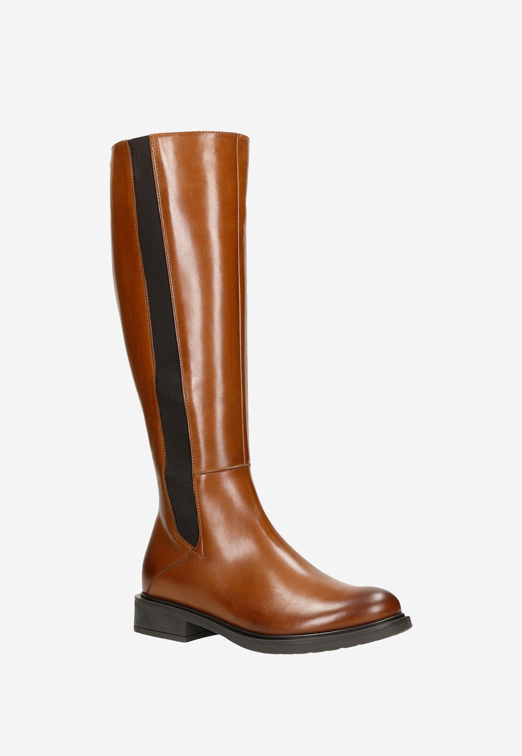 Brązowe oficerki damskie na zimę 71009-52 Widok 3