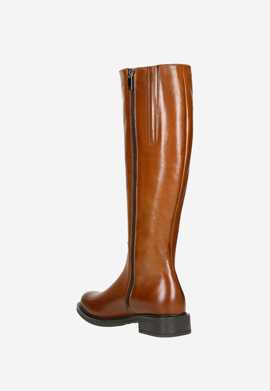 Brązowe oficerki damskie na zimę 71009-52 Widok 4