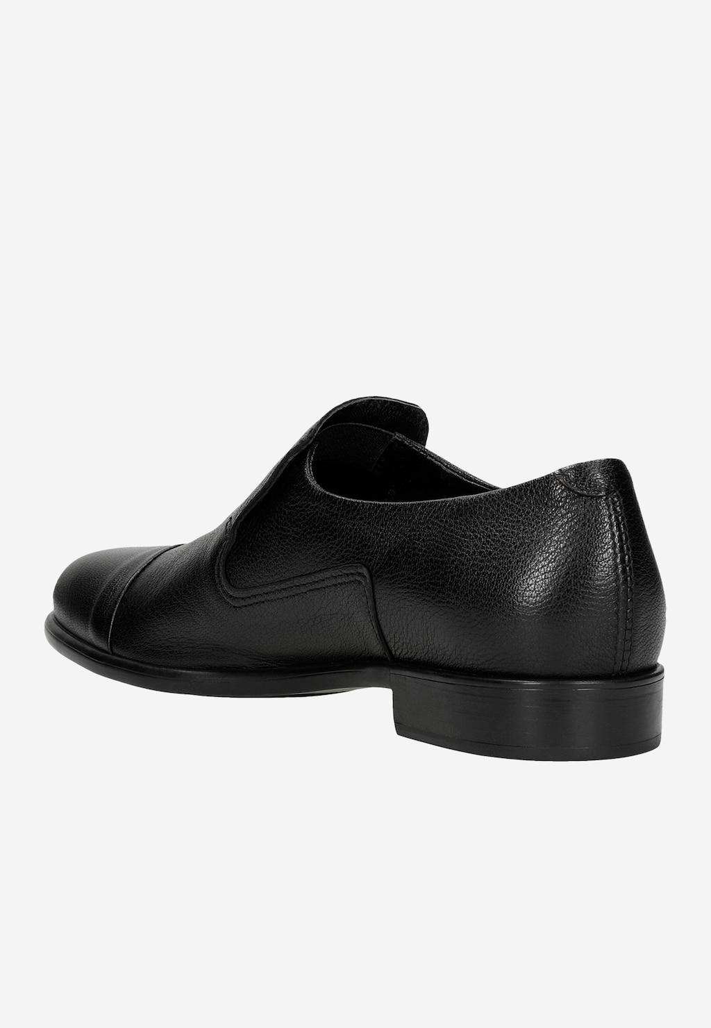 Dámské černé mokasíny z hladké kůže 46049-51 Widok 4