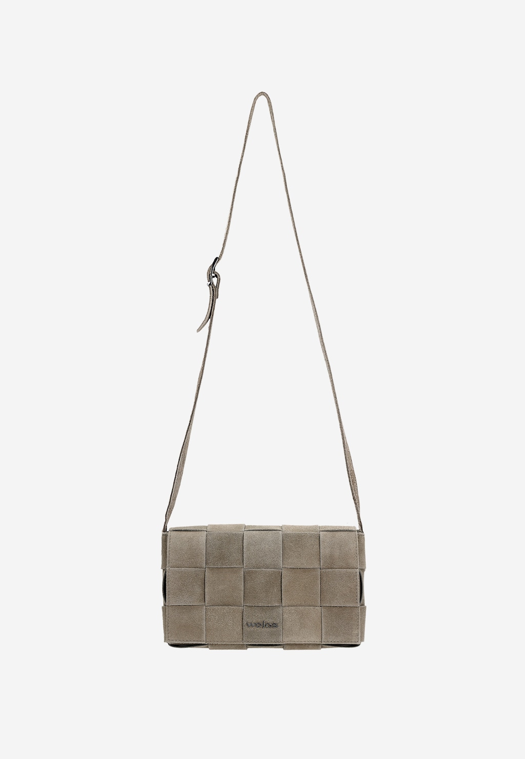 Štýlová dámska kabelka z béžovej brúsenej kože 80123-63 Widok 5