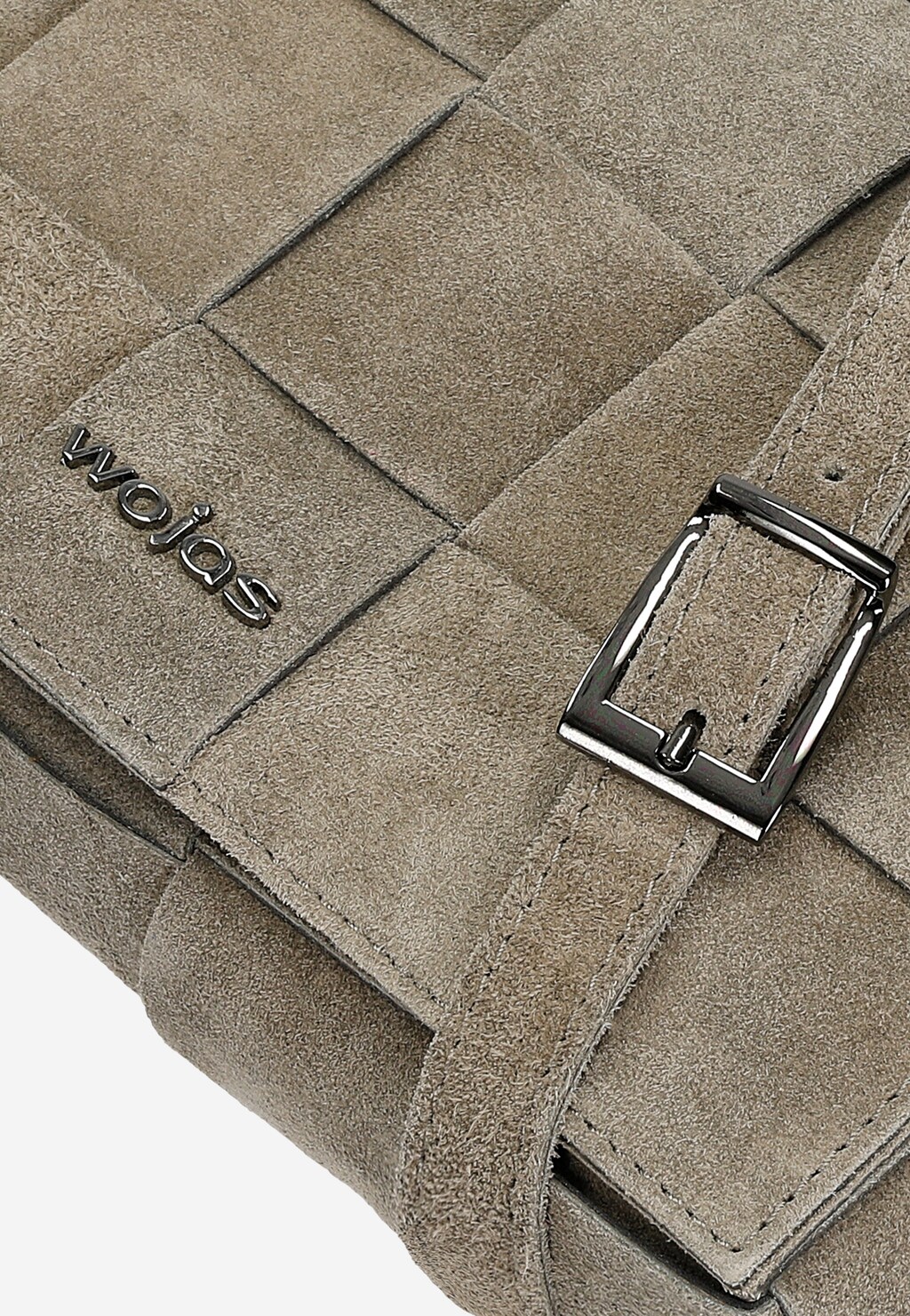 Štýlová dámska kabelka z béžovej brúsenej kože 80123-63 Widok 7