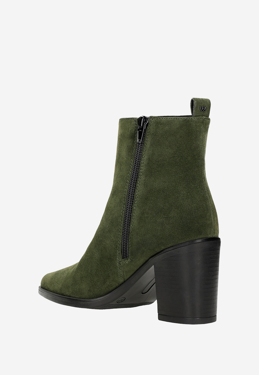 Zielone sztyblety damskie na obcasie 55234-67 Widok 4