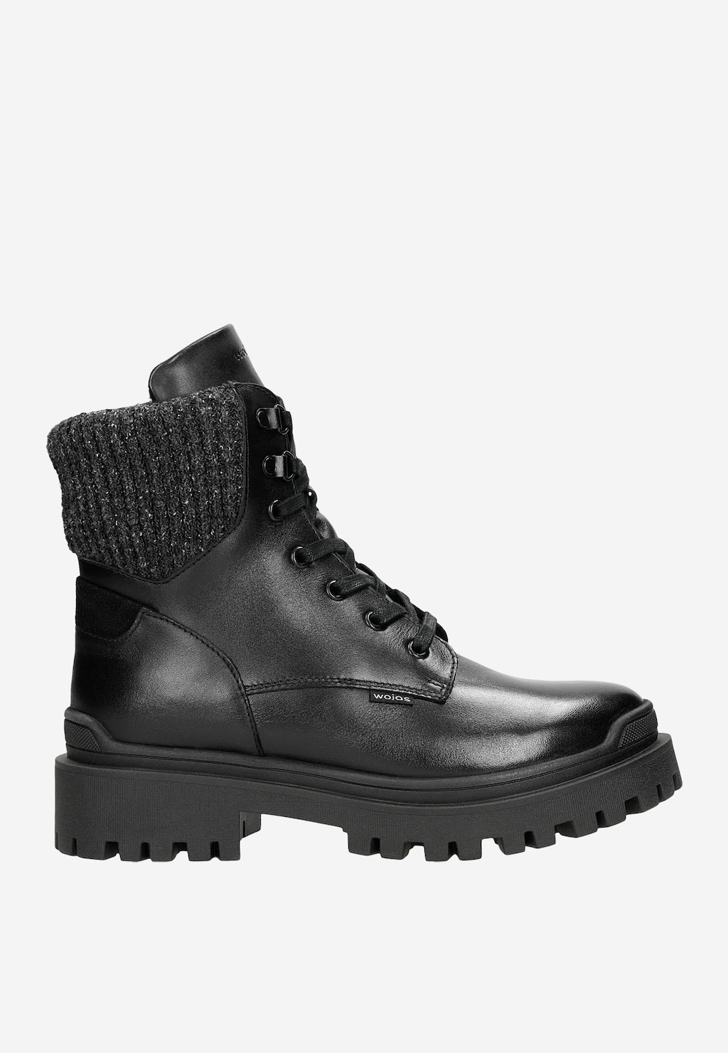 Čierne dámske workery s ponožkou 64052-71 Widok 2