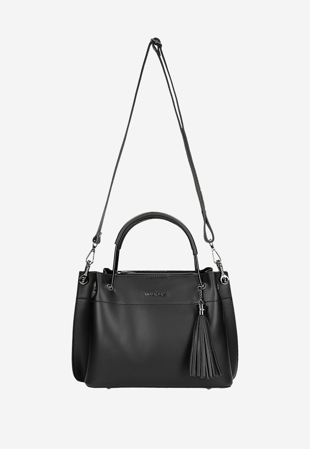 Kožená kufříková taška s ozdobným střapcem 80335-51 Widok 5